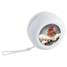 'Robin Wearing Woolly Hat' Retro Style Yo-Yo (YY00051755)