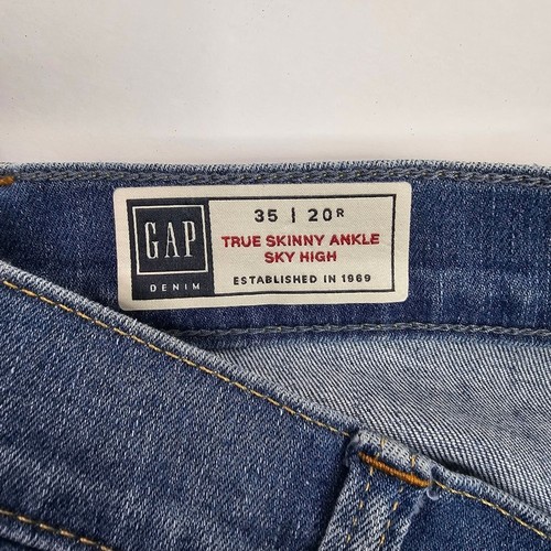Nwt Gap Sky High Rise True Skinny Jeans - Picture 10 of 10