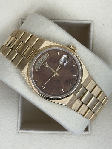 Rolex Day Date Oysterquartz 19018 36mm Champagne Dial 18K Yellow Gold Watch Only