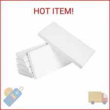 Juvale Craft Foam Blocks - 6-Pack, 12 x 6 x 1 in, White - Flat Foam for Flowers