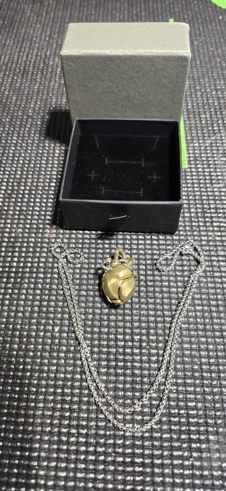 Mechanical Heart Pendant Necklace Brass White Bronze Steampunk 