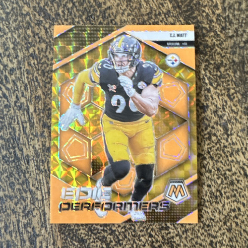 Panini 2025 Mosaic Epic Performers Insert T.J. Watt #12 Steelers NFL