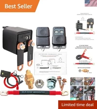 12V Battery Disconnect Switch with Remote Control - Protect Your Vehicle Today