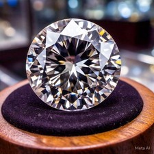 4.00 Ct Round Certified Loose Lab Grown CVD Diamond Natural Color D VVS1 Clarity