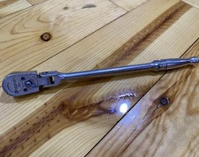 Snap On 3/8" Sealed Flex/Swivel Head Long Handle Ratchet Model F831 USA
