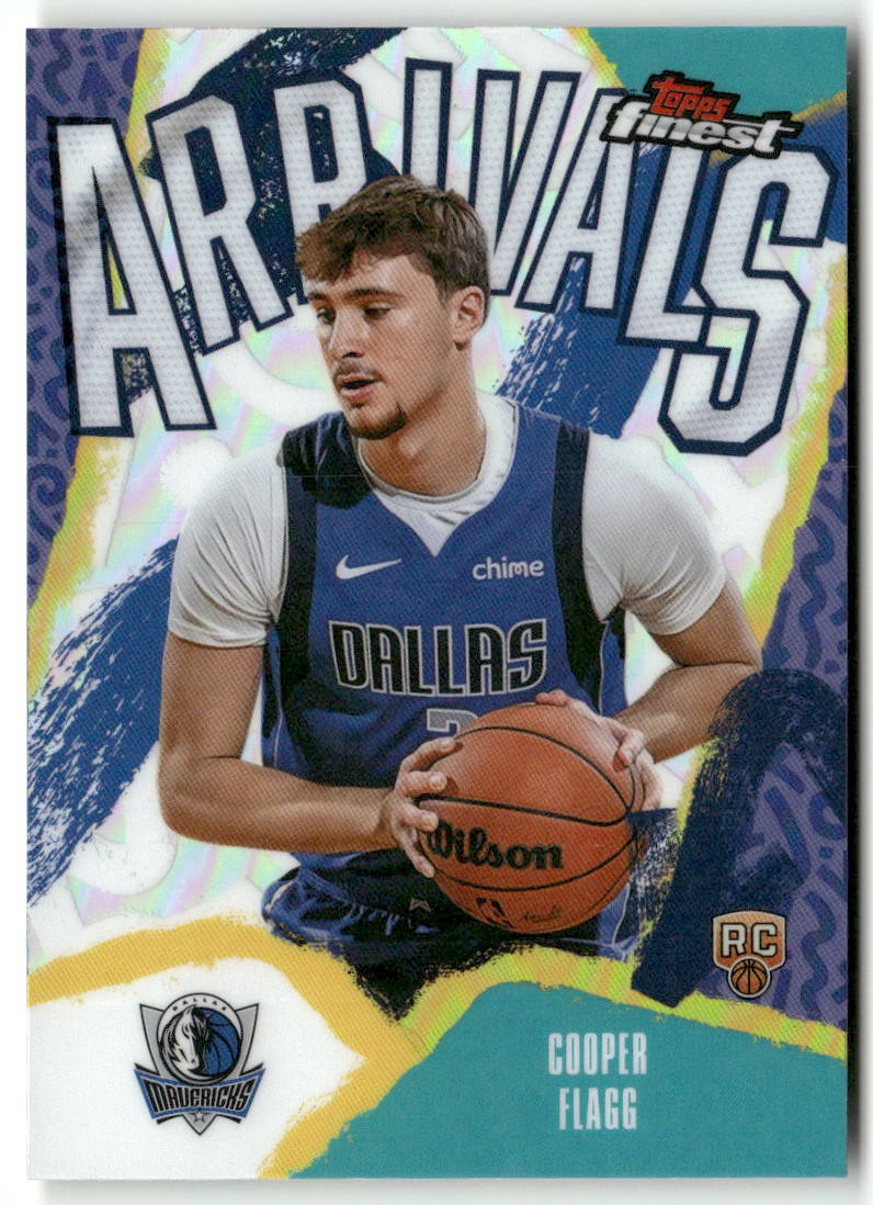 2025-26 Finest #A-1 Cooper Flagg Arrivals Refractor