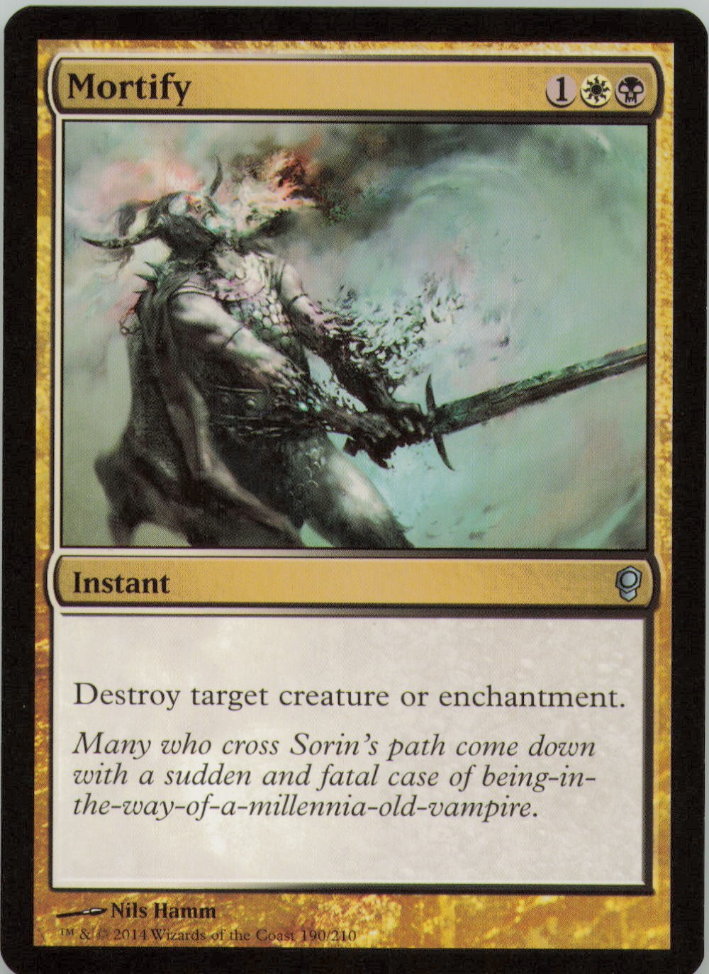 MORTIFY 190 UC CONSPIRACY MAGIC: THE GATHERING NM