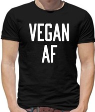 Vegan AF Mens T-Shirt - Vegetarian - Food - Health - Funny