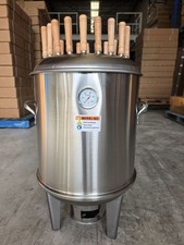 NEW STAINLESS STEEL CHARCOAL BBQ SKEWERS OVEN ROAST BARRELL