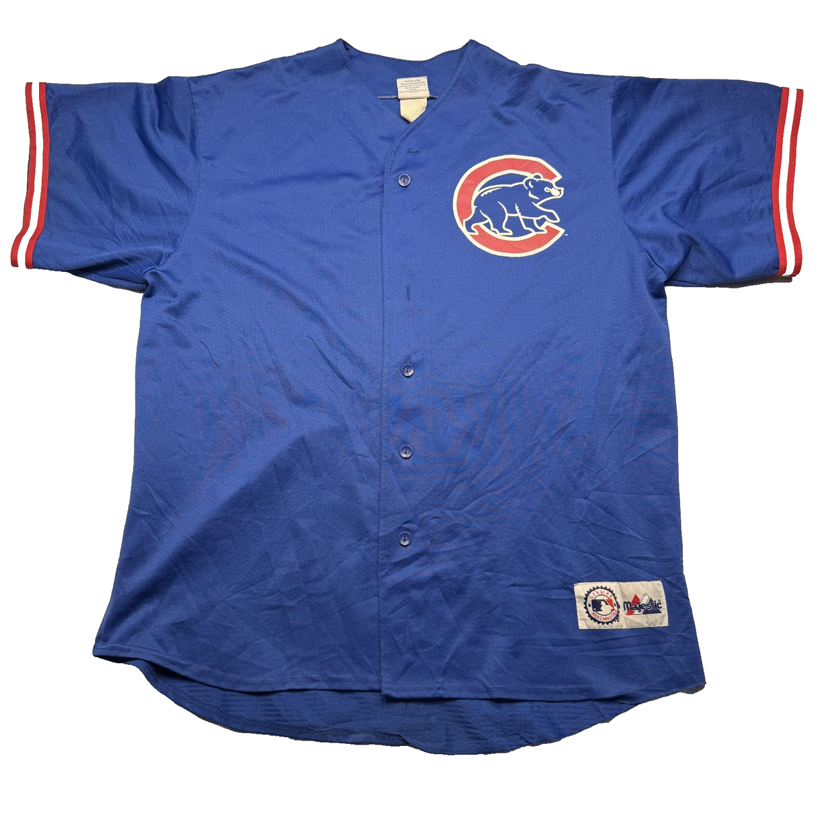 Vintage Chicago Cubs Jersey Mens XL Blue MLB Baseball Sammy Sosa