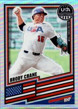 2026 Panini Stars & Stripes Baseball #84 Brody Crane Base Prizms Silver