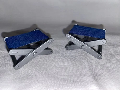 Playmobil 2 Folding Stools Camping Fishermen's Cabin 5039 Wild Life