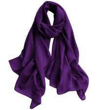 Chiffon Hijab For Women Sheer Shawl Wraps Wedding Bridal Summer Sun Proof Wrap