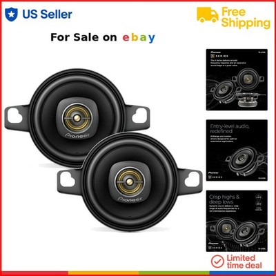 Car Coaxial Speakers 2.75 Inch Polypropylene 600W Max Octave Balanced Sound