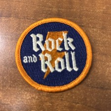 NEW 2 1/4 X 2 1/4 Inch ROCK N ROLL IRON ON PATCH DF2 Rock And Roll Music
