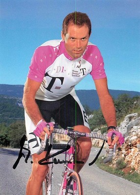 Mario Kummer autograph card team Deutsche Telekom cycling 90s