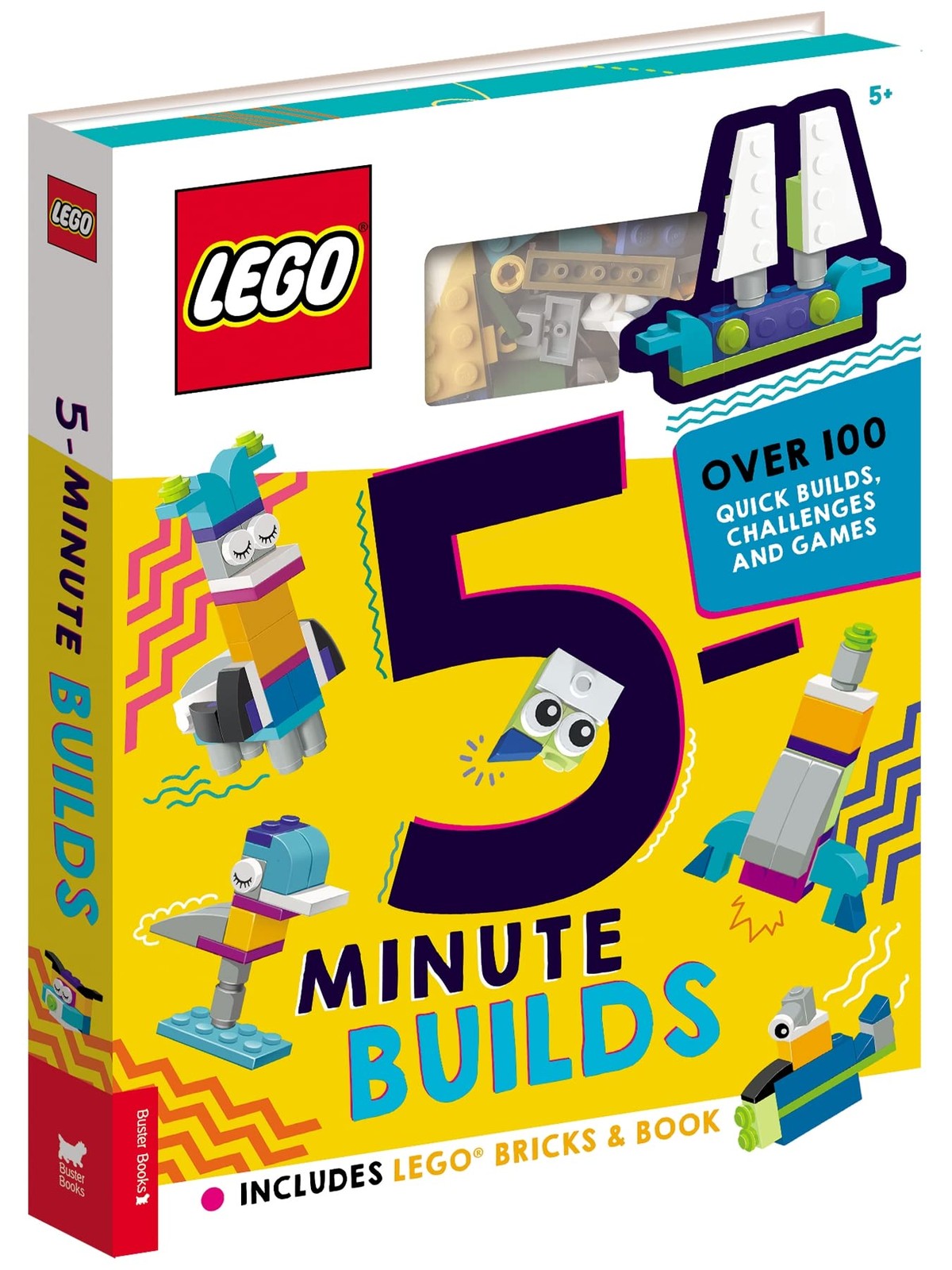 LEGO Books: Five-Minute Builds by LEGO, Buster Books - - Image 5