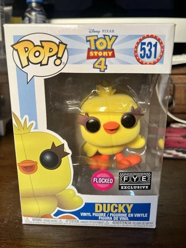 Funko Pop! Vinyl: Pixar - Ducky (Flocked) - FYE (Exclusive) #531