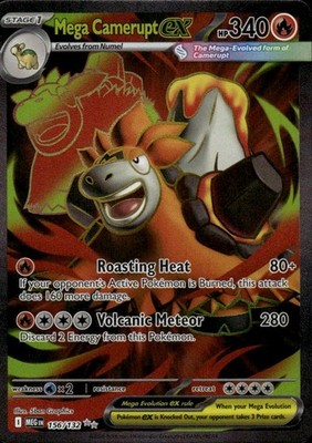 Mega Camerupt ex - Holo Ultra Rare ME01: Mega Evolution 156/132 NM