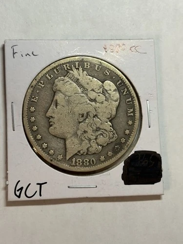 1880-CC Morgan Silver Dollar VG/F Key Date CC