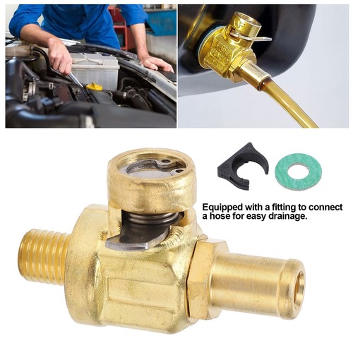 Engine Oil Drain Valve Easy And Safe Drainage With M10 Brass Connector For Cars - Picture 10 of 12