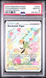 Gardenia's Vigor GG61/GG70 Crown Zenith Galarian Gallery Full Art Ultra Rare Holo