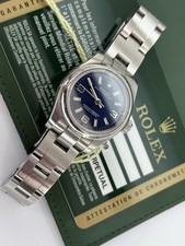 Rolex 176200 26mm blue dial non date with box and papers from 2013 2