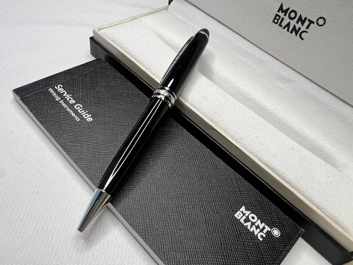 Montblanc Meisterstück 164 Ballpoint Pen Black Silver Authentic