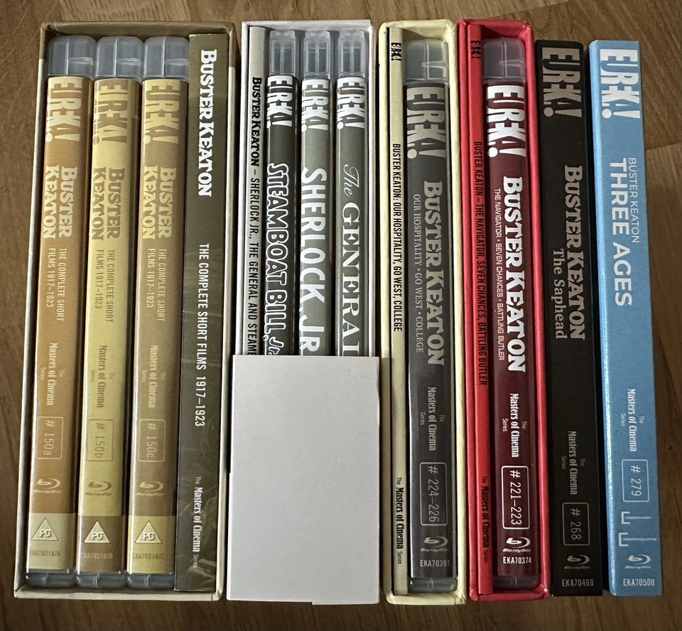 Buster Keaton Blu-ray Limited Edition Boxsets Eureka Video OOP RAR - Bild 2 von 3