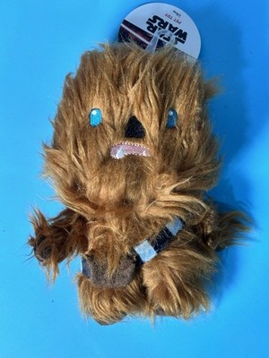 NEW! 9'' STAR WARS CHEWBACCA CHEWIE SQUEAKER PLUSH DOG TOY! 9 INCH