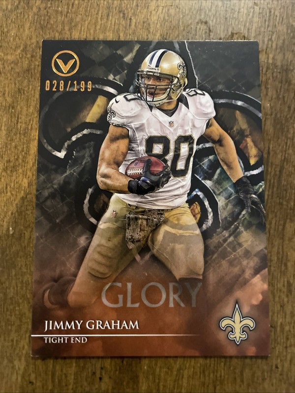 (2) Jimmy Graham 2014 Topps Valor Glory /199 + 2013 1959 Mini Lot Combined Ship