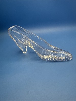 Shannon Godinger Crystal Glass Slipper Cinderella Princess Shoe High Heel W/Box