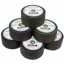 4 in. Silicon Carbide Green Grinding Stones 5/8-11 Thread for Granite, Marble an