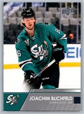 #92 Joachim Blichfeld 2021-22 Upper Deck AHL San Jose Barracuda