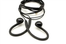 JVC HA-EBX5 In-Ear Sport Clip Headphones Black Missing Rubber Ends