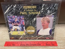 1993 Spectrum A Tribute to Phil Simms PROMO & Numbered Version