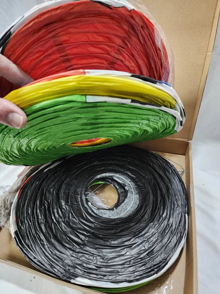 Glooglitter 12 Pcs Ninja Themed Paper Lanterns 12 Inch Birthday Party Decoration - Image 2 of 4