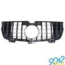 F&uuml;r Mercedes Gt Look Grill Gl X164 W164 10-12 Schwarz Gitter Heizk&ouml;rper Vorne