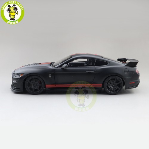 1/18 2020 Ford Mustang Shelby GT500 Maisto 31388 Matte Black Diecast Model Car - Picture 2 of 13