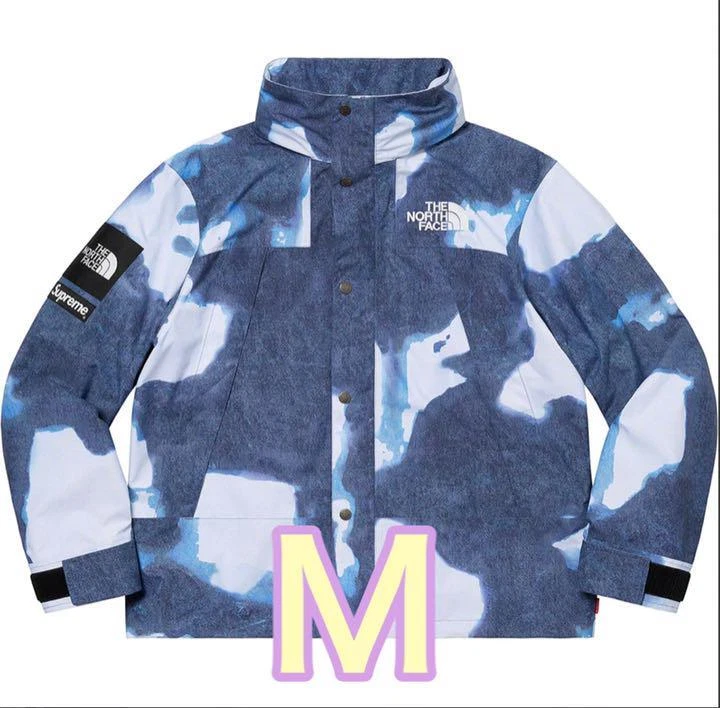 Veste de montagne imprimée denim blanchi Supreme 21 Fw TAILLE : Moyenne M0530