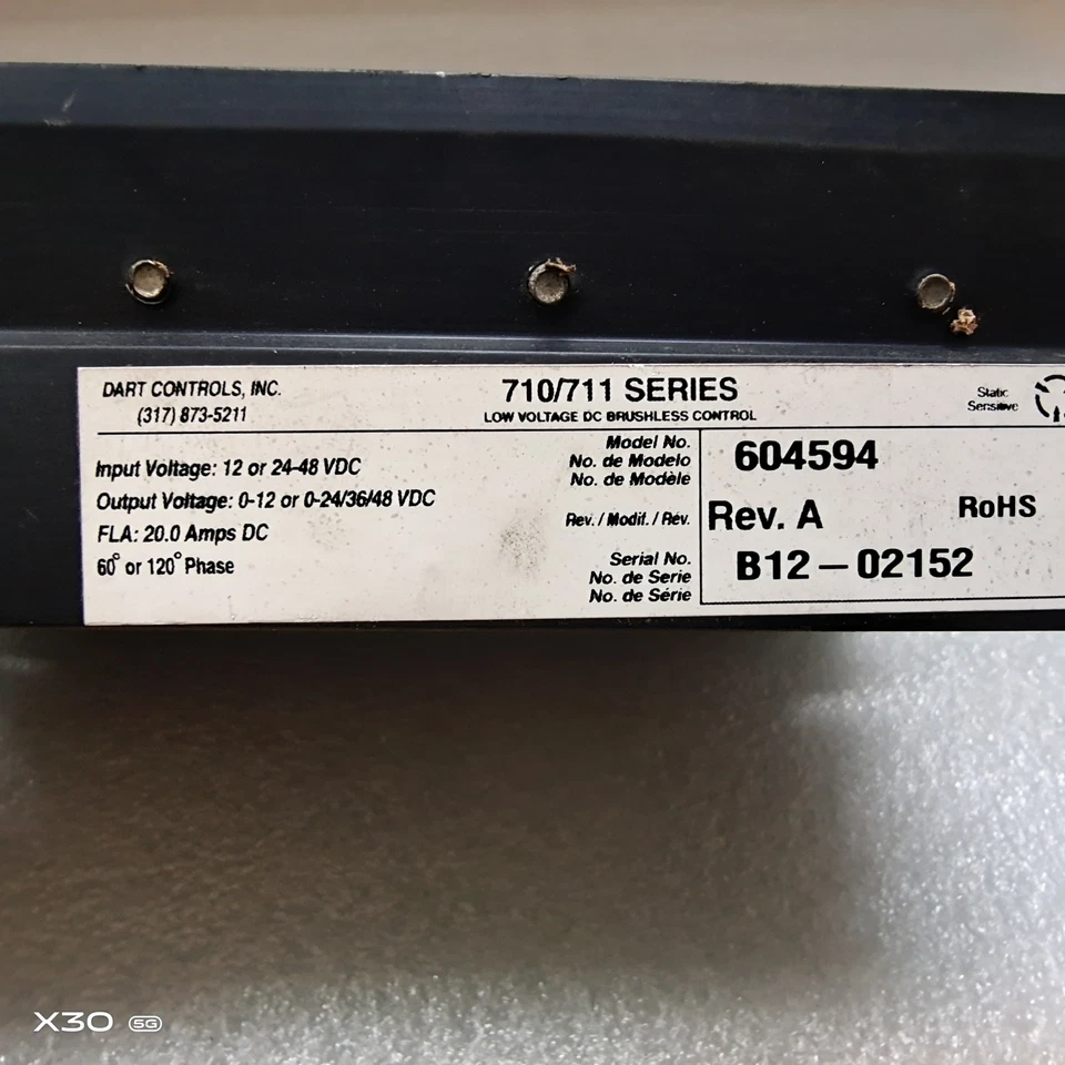 Dart controls 710/711 SERIES Low Voltage DC Brushless Control 604594 1pcs - Image 2 of 4