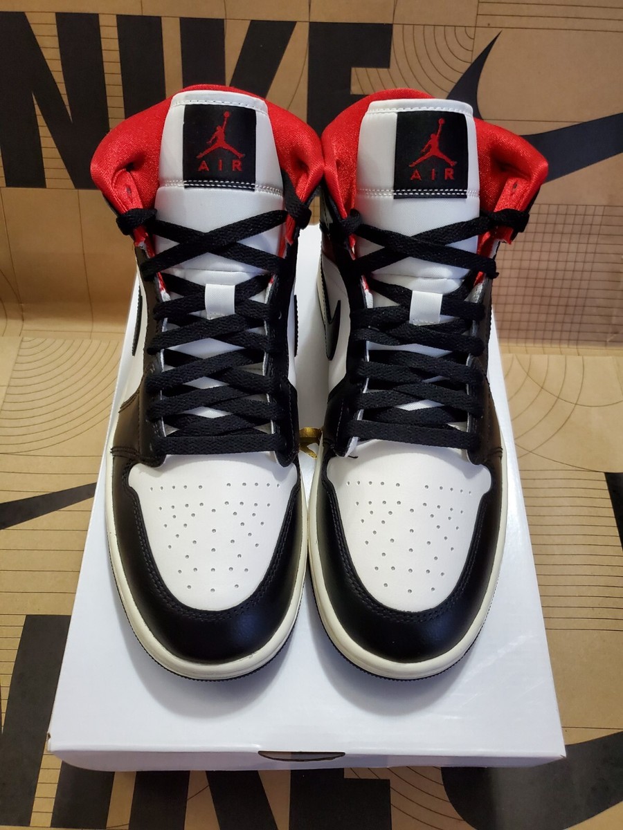 Nike Air Jordan 1 Mid 赤黒白 Nike Air Jordan 1 Mid “Black/White/Fire Red”が国内7月5日に