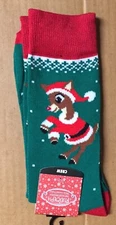 Bio World Rudolph The Red nosed Reindeer Size 6-12 Men’s Crew New Tags AR178