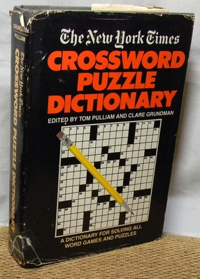 THE NEW YORK TIMES CROSSWORD PUZZLE DICTIONARY HARDCOVER BOOK 1974 SALE | eBay