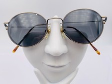 Vintage GrindIron 6 Gold Metal Oval Sunglasses Australia FRAMES ONLY