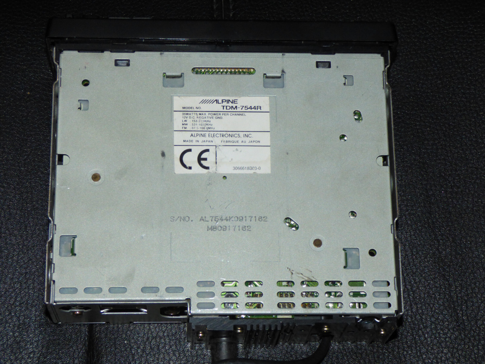 Alpine TDM-7544R Cassette Autorevese RDS EON 4x35 Watt Car Stereo | eBay