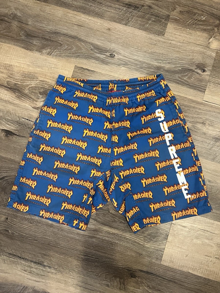 Supreme×Thrasher　ショーツ Buy Supreme x Thrasher Multi Logo Sweatshort 'Black' - FW21SH4