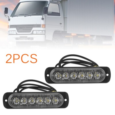 2 Stück 12 V Unterputz Flutlichtleiste Fahren Off Road LED Arbeitsleuchte Neu