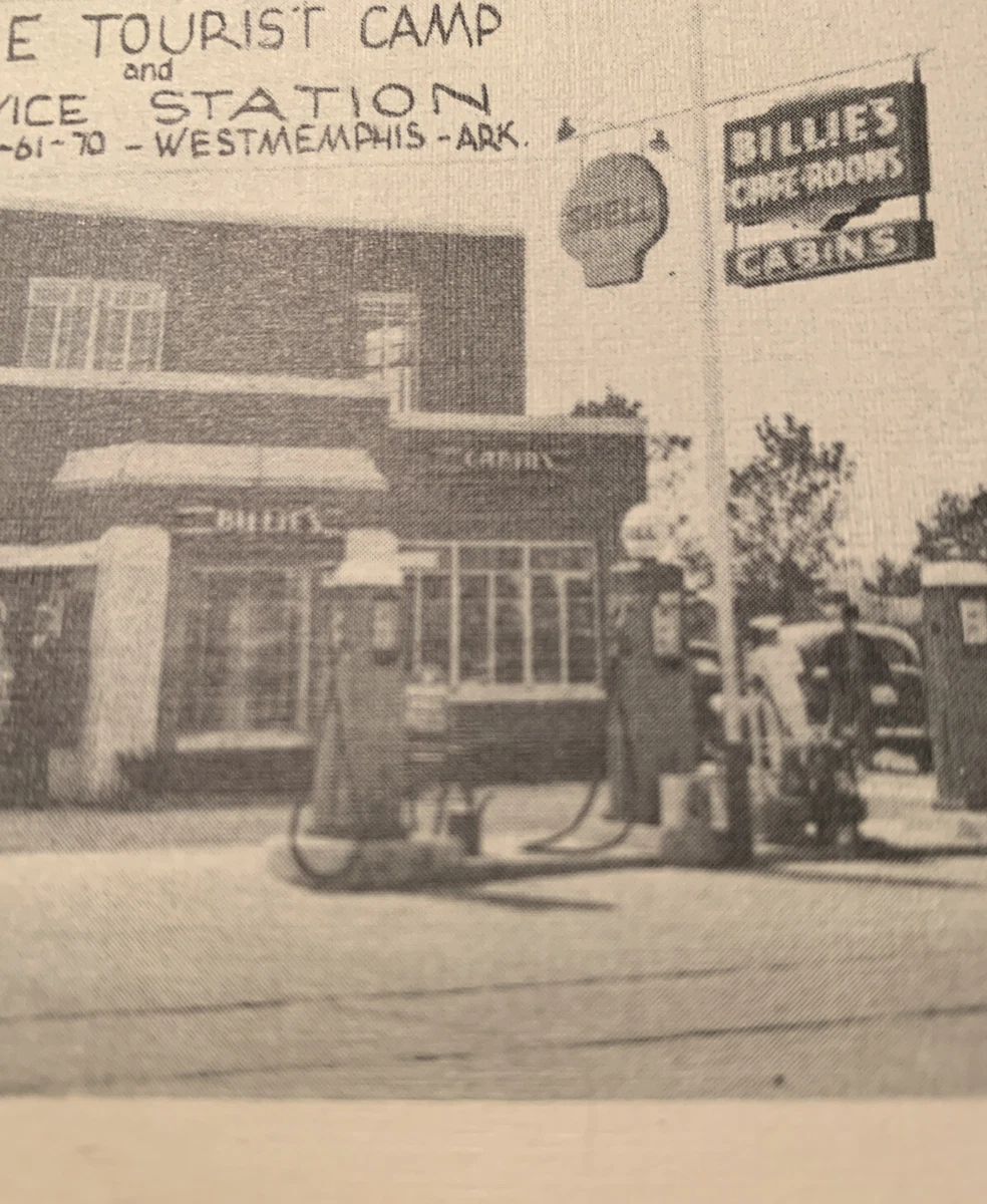 West Memphis, Ark Billie Tourist Camp And Gas Service Station 1930s  Postcard | eBay