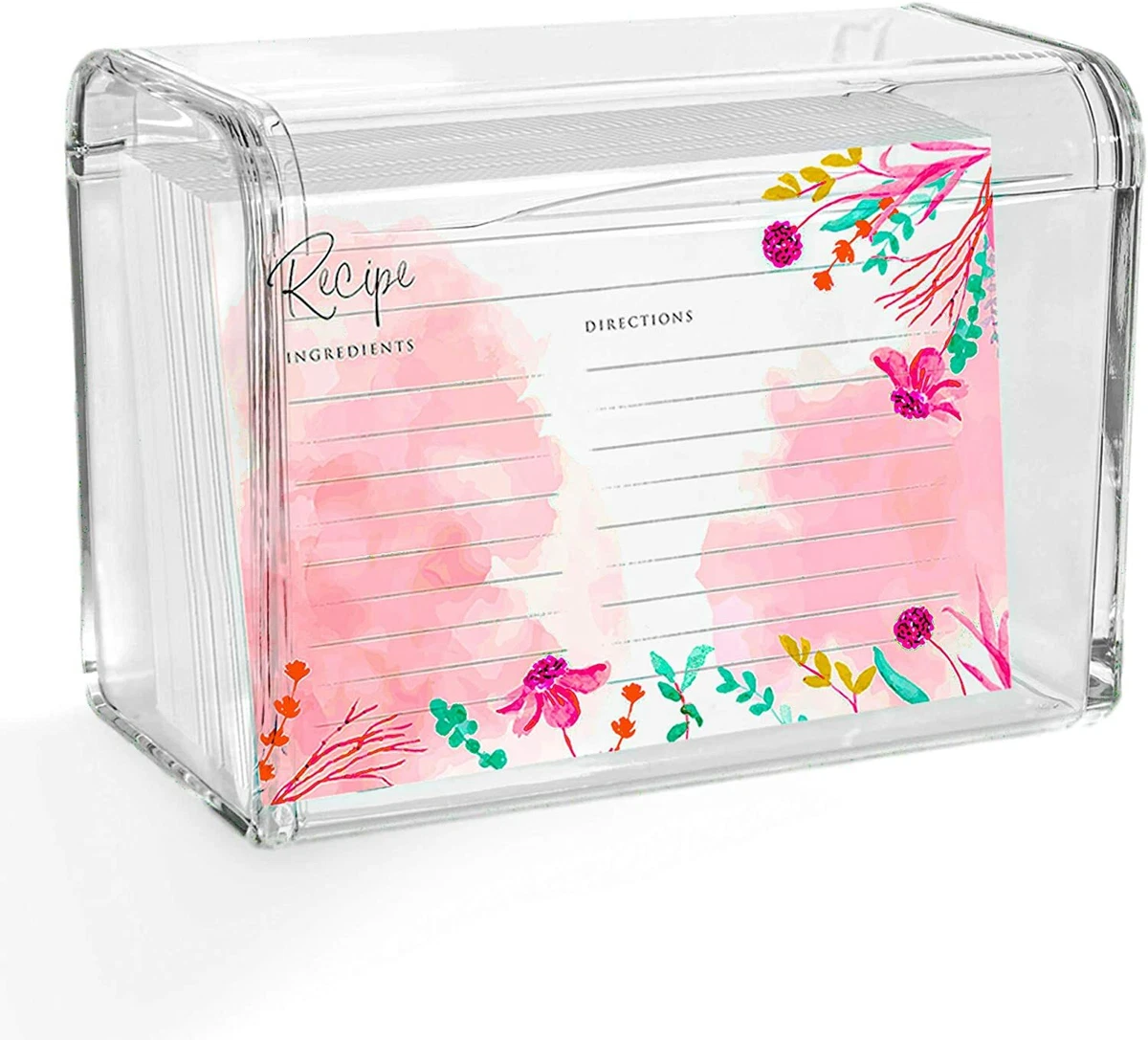 Acrylic Recipe Box